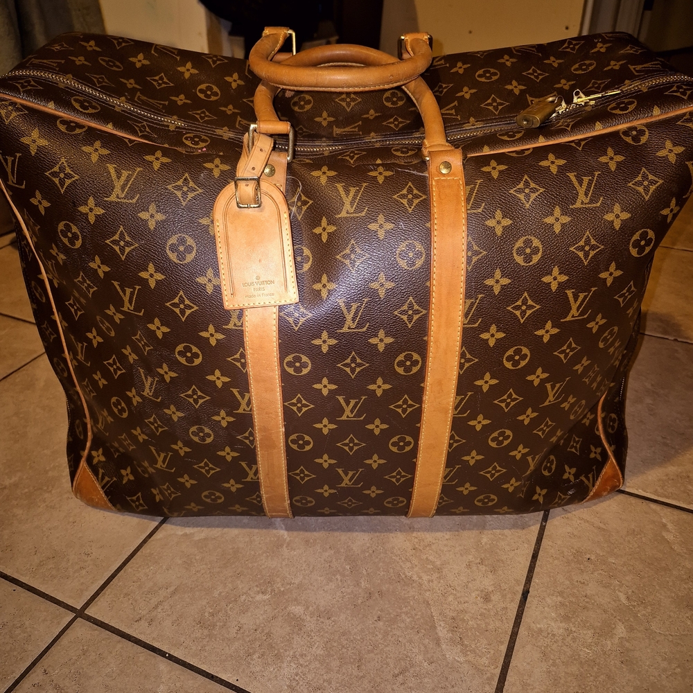 Louis Vuitton Brown Monogram Travel Bag